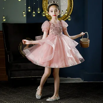 Prabangus, Elegantiškas Suknelė Prom Dresses 2022 Prabanga Chalatai Princesė Dress Mergaitė Tutu Suknelė Mergina Vaikų Vestuvės Suknelės