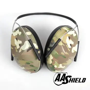 AA Shield garso izoliacija Apvalios Kaklo, Ausų apsauginės ausinės Fotografavimo Klausos apsaugos priemonės Triukšmo Mažinimo Priemones 25.8 DB Camo