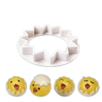Kiaušinio Lukšto Formą Plastiko Tortas Pelėsių Minkštas Cookie Cutters Virtuvės Kepimo Dekoravimo Pelėsių Įrankiai Sausainių Keksiukų Tešla Įrankiai